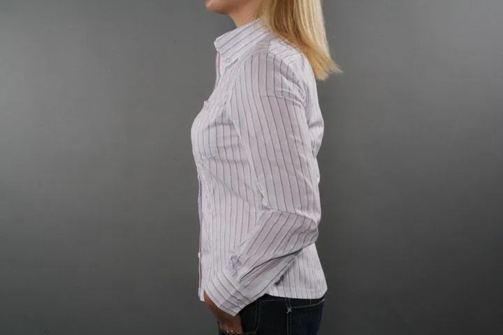 Lonsdale London Zoe Longsleeve White Blue Pink M