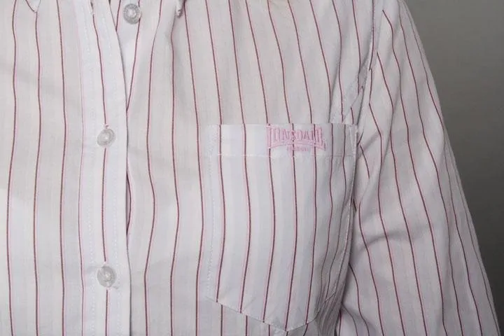 Lonsdale London Zoe Longsleeve White Blue Pink M