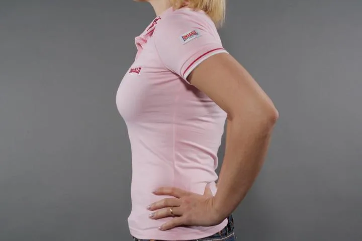 Lonsdale London Stacy Polo Baby Pink XL