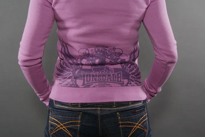 Lonsdale London Backwings Hoodie Pink M