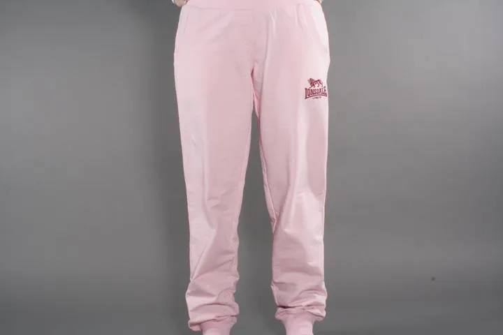 Lonsdale London Logo Fit Pants Powder Pink S
