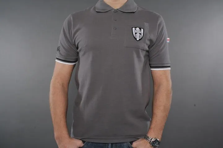 Lonsdale London Badge Polo Grey XL