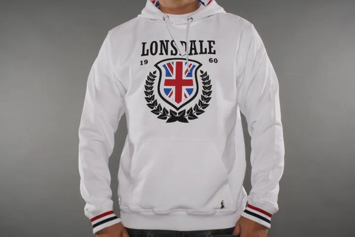 Lonsdale London History Leaves White XL