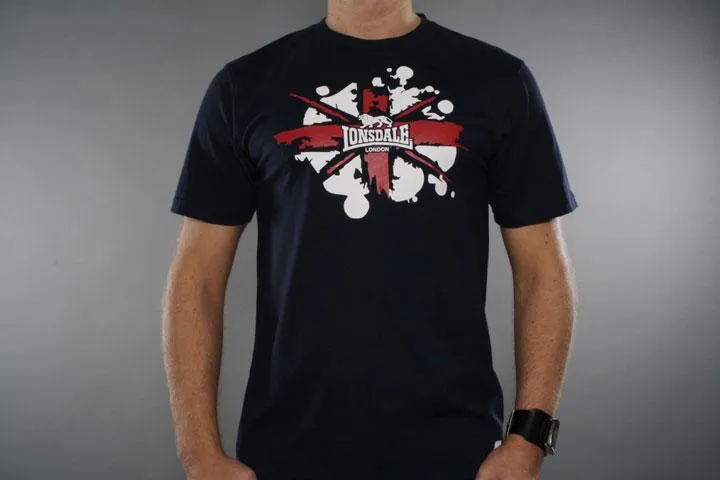 Lonsdale London Union Splash Navy T-shirt XL