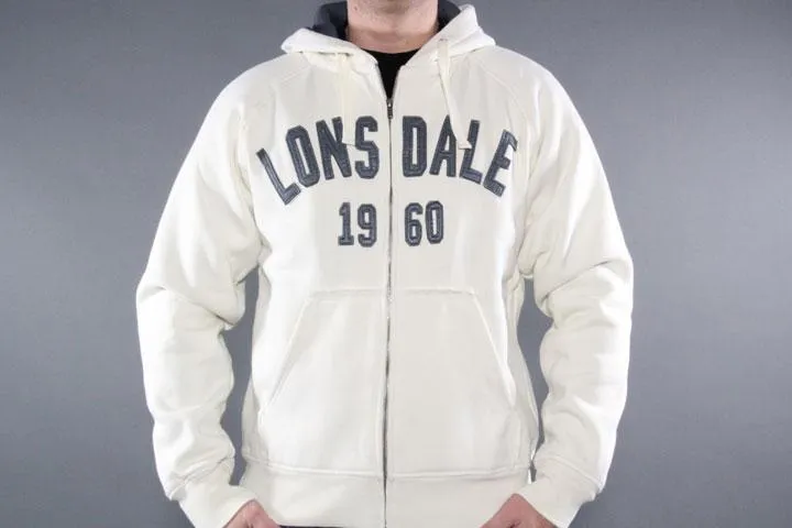 Lonsdale London Rock Hooded Zip Ecru XXL