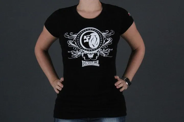 Lonsdale London Lion Mirror T-Shirt Black M (38)