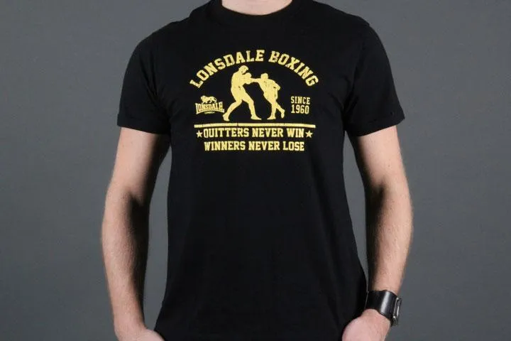 Lonsdale London Winner Never Lose Black L