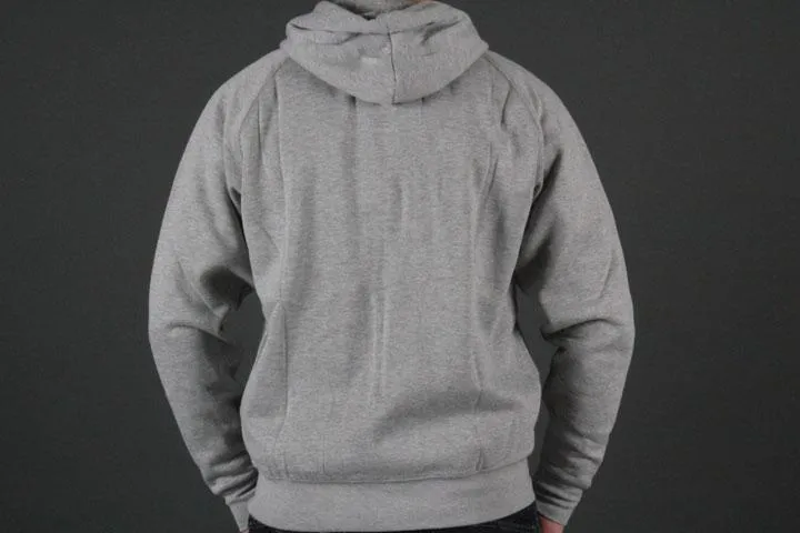Lonsdale London Club Logo Hooded Zip Grey S