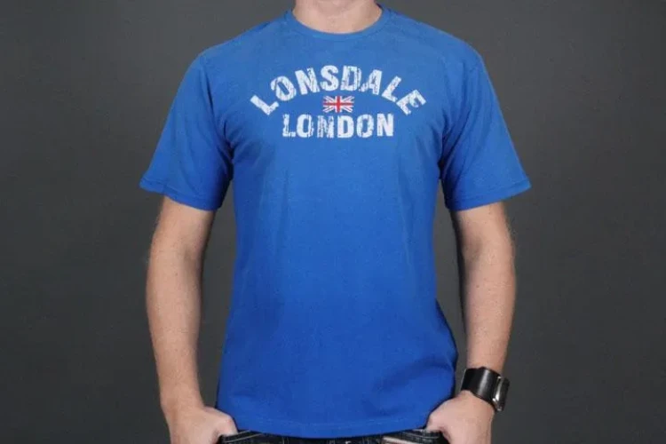 Lonsdale London Rainbow T-Shirt Blue XXL