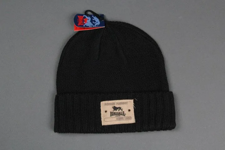 Lonsdale London Patch Beanie Black