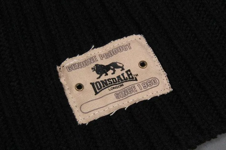 Lonsdale London Patch Scarf Black
