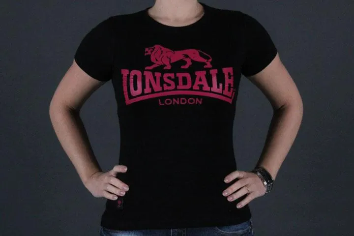 Lonsdale London Lysann T-Shirt Black M