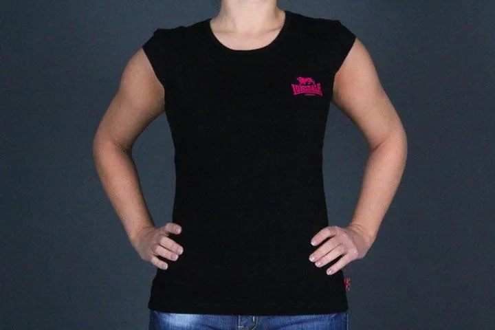 Lonsdale London Acton T-Shirt Ladies Black XS