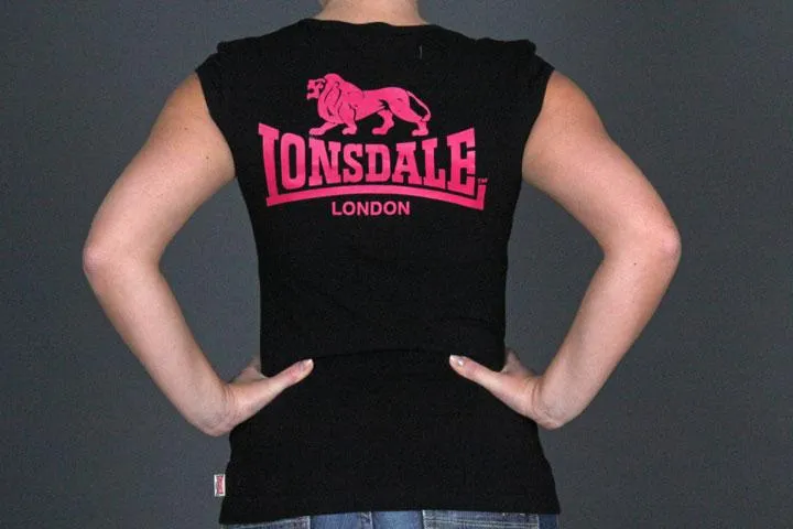 Lonsdale London Acton T-Shirt Ladies Black XS