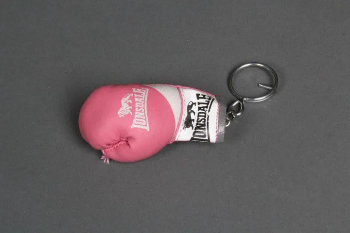 Lonsdale London Glove Keyring Baby Pink