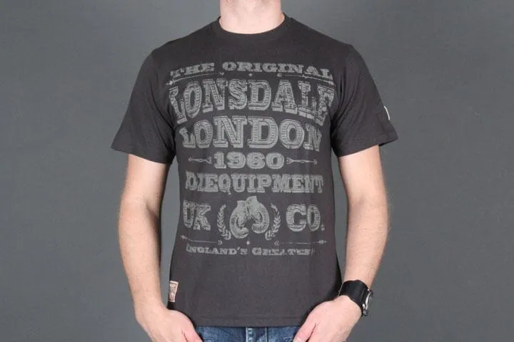 Lonsdale London Isaac T-shirt Grey S