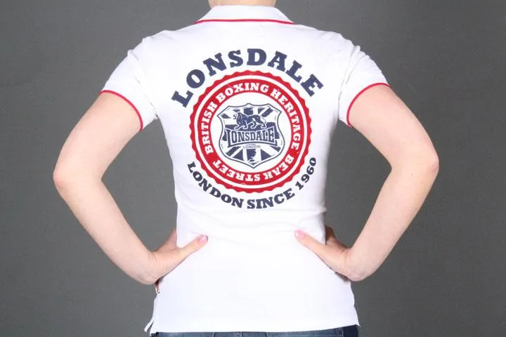 Lonsdale London Brandy Polo White M
