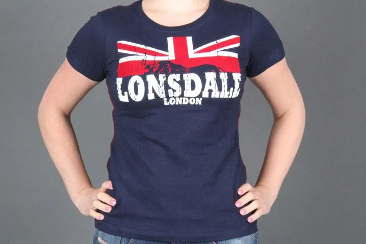 Lonsdale London Erykah T-Shirt Navy L