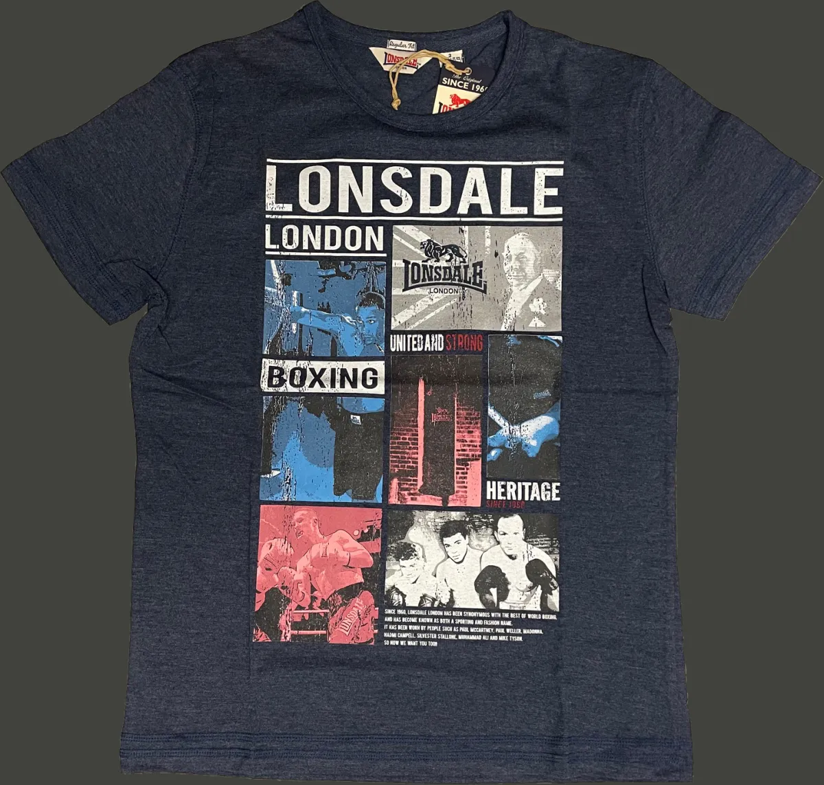 Lonsdale London Great Chart Navy L