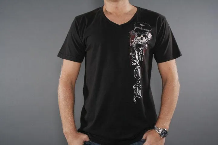 Motor City Legends LA Guns T-shirt Black L