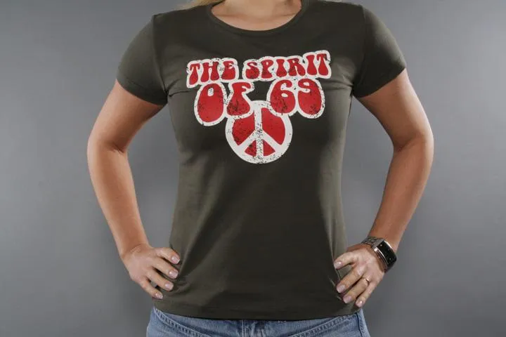 Spirit Of 69 Peace Sign Ladies M