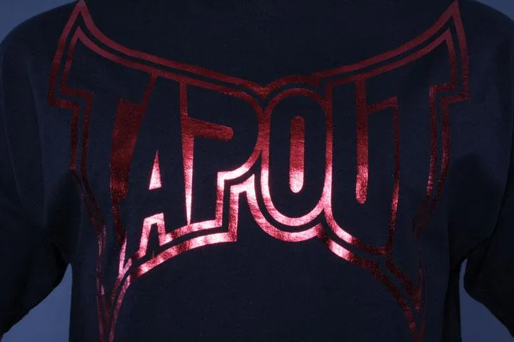 Tapout Foil Tee Black/Red XL