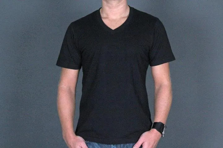 Urban Classics Basic V-neck Tee TB169 Black S