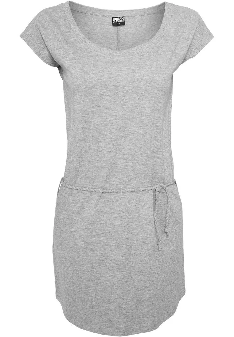 Urban Classics TB923 Ladies Slub Jersey Dress Grey S
