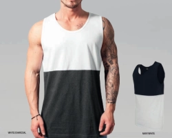 Urban Classics TB496 Jersey Big Tank Navy/White L