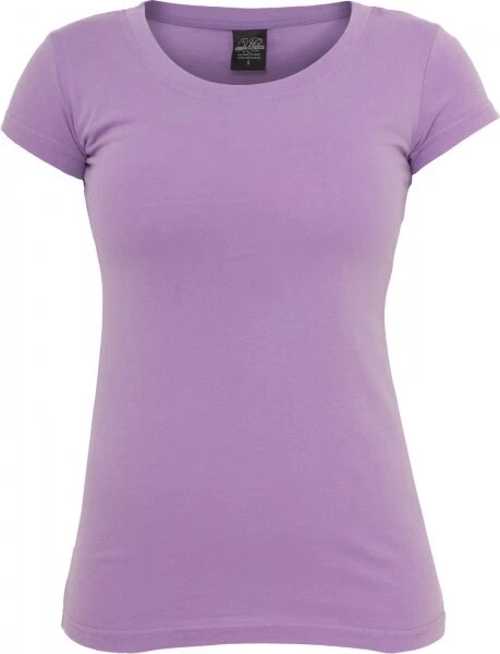 Urban Classics TB224 Ladies Basic Tee Slim Fit Lilac S