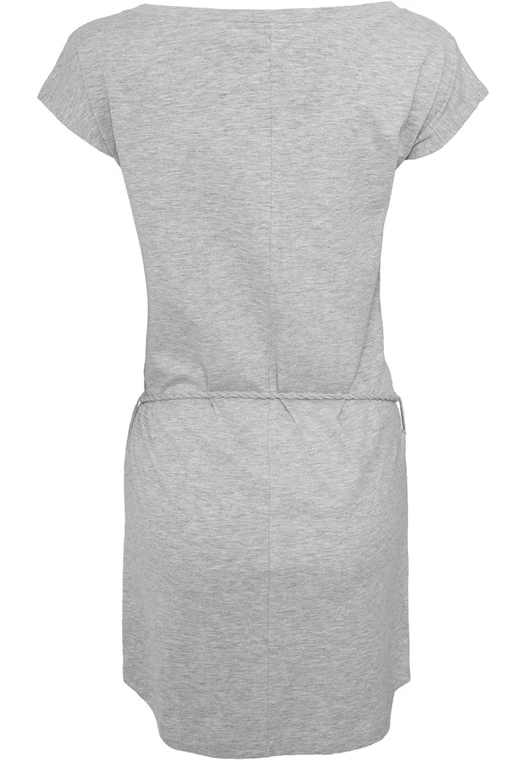 Urban Classics TB923 Ladies Slub Jersey Dress Grey S