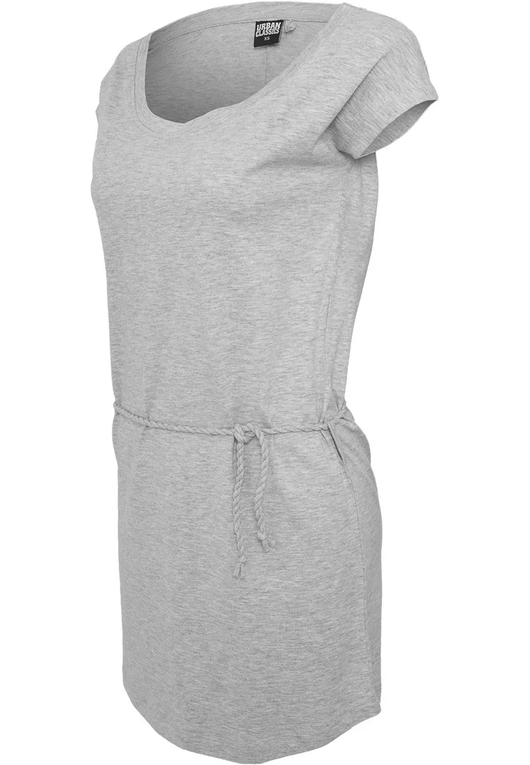 Urban Classics TB923 Ladies Slub Jersey Dress Grey S