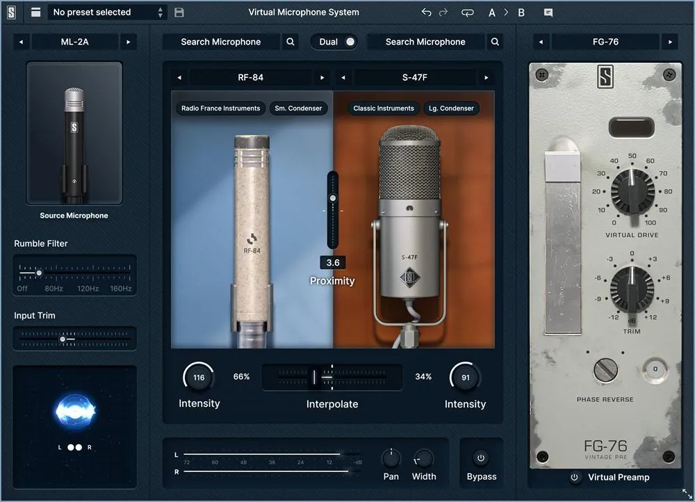 Slate Digital ML2A Modelling Microphone Pair
