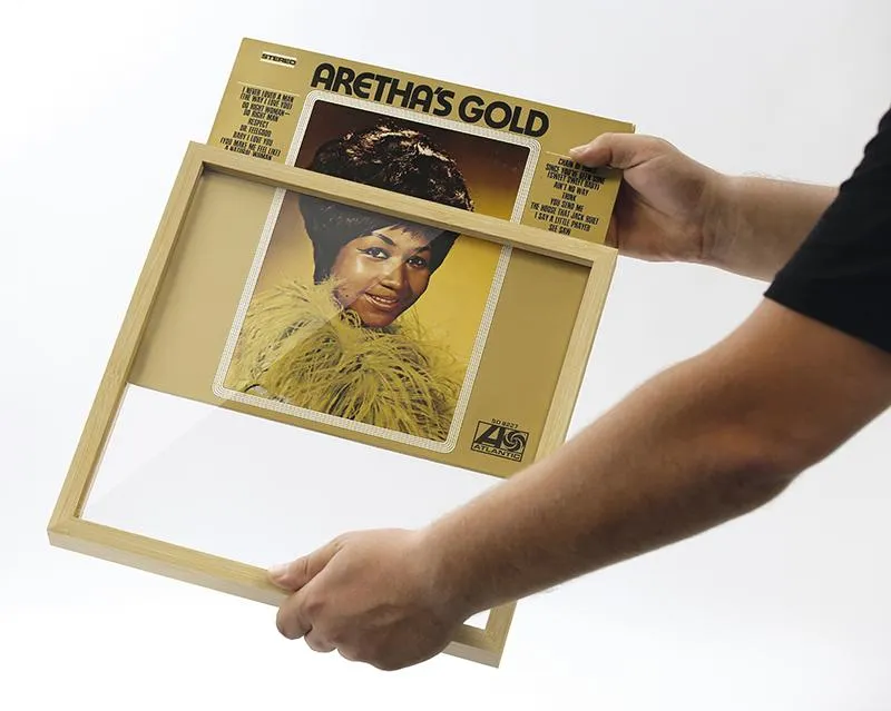 Dynavox CF1 Light Bamboo Record Cover Clip Frame