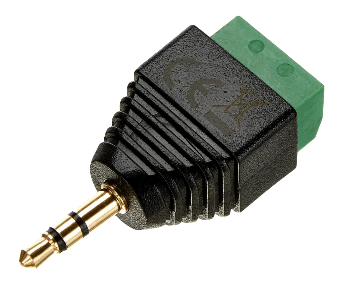 Delock 3.5mm Ma ST > Terminal Block 3-pin Adapter