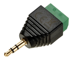 Delock 3.5mm Ma ST > Terminal Block 3-pin Adapter