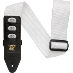 Ernie Ball 4259 Pickholder Strap White