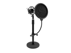 Omnitronic MSP-1 Mic-stand With Shockmount/Pop Filter