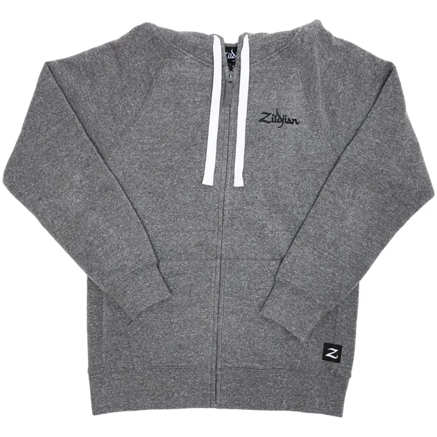 Zildjian Gray Zip-Up Hoodie Medium