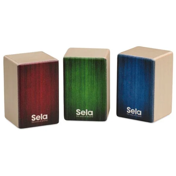 Sela Mini Cajon Shaker Set