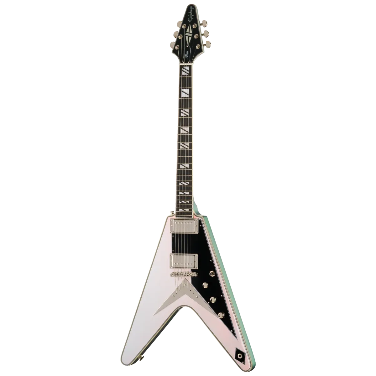 Epiphone Futura Flying V Custom Quicksilver Shift
