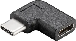 Goobay USB-C Ma > USB-C Fe Angled Left/Right