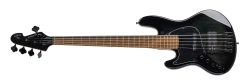 Sandberg TM5 Lefty BlackBurst Ash PF Rev BK Headstock
