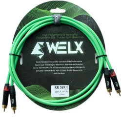 Welx 2xRCA Ma > 2xRCA Ma Green 1m