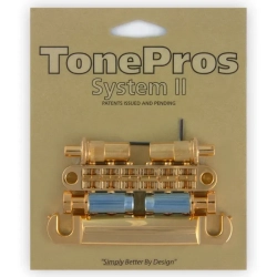 TonePros LPM02 Tune-O-Matic Bridge And Tailpiece Set Gold
