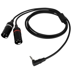 DAP Audio Angled 3.5mm > 2 x XLR Ma 1.5m