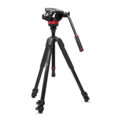 Manfrotto Tripod Kit Video MVH502AH + MT055XPRO3