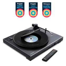 Mixx Vinyl and CD Player Analog Plus 2-in-1 Black
