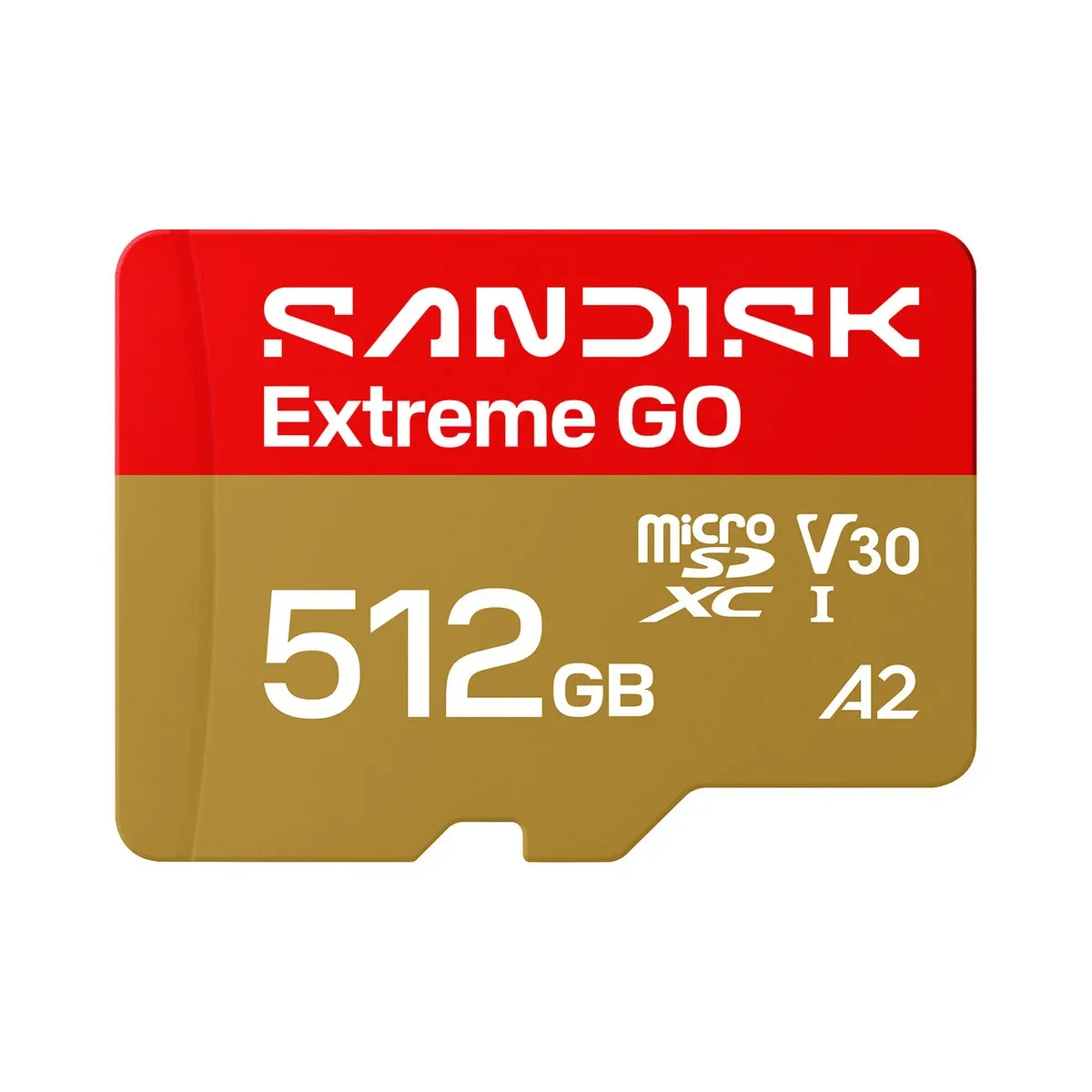Sandisk MicroSD Extreme GO 512GB 512GB 240/160MB/s C10 UHS U3 V30 A1