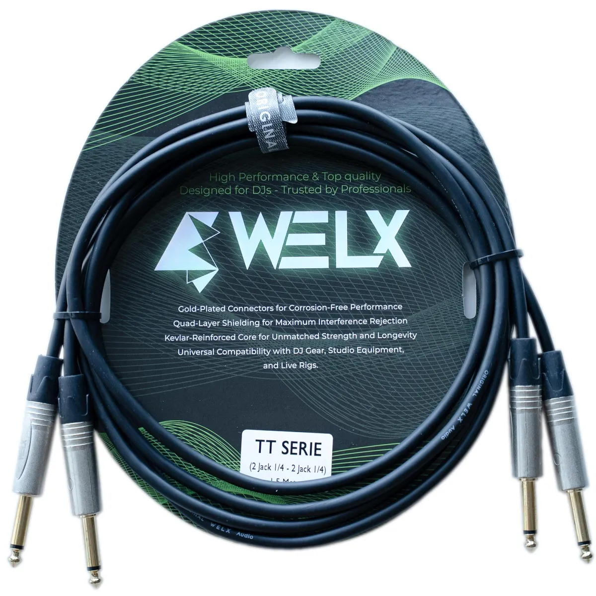 Welx 2x6.3mm Ma MO > 2x6.3mm Ma MO Blackwave 1.5m